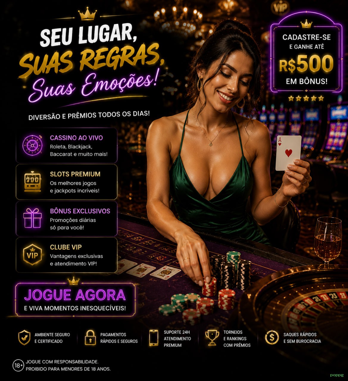 Jogos com maior RTP na poppg